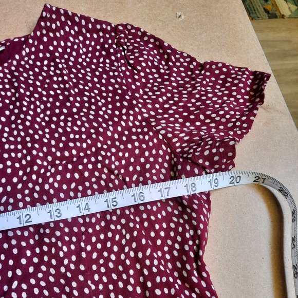 Red Polka Dots Skater Dress - Picture 9 of 9